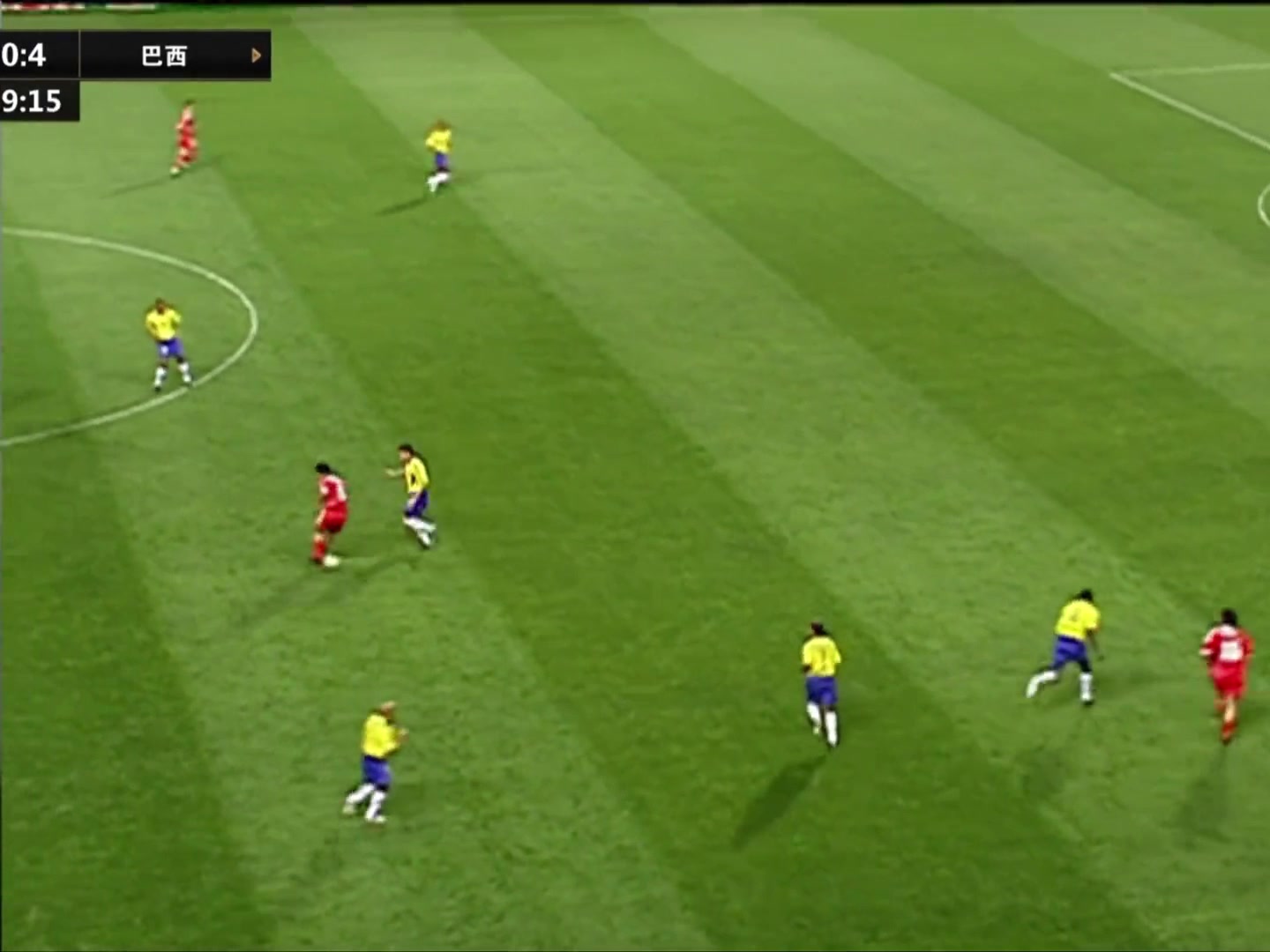 从从容容️当年世界杯邵佳一vs巴西潇洒转身拉球过人