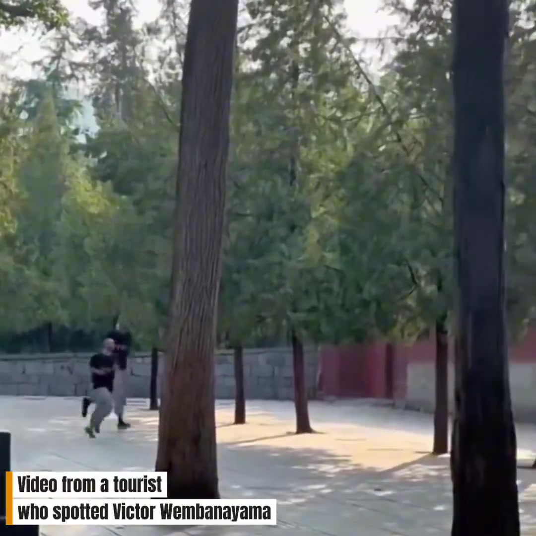 美媒文班亚马非常的认真对待这次静修 听说少林4点就要跑步了