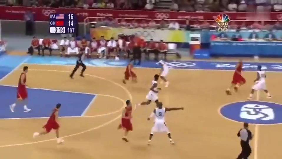 中国男篮何时能再有这样名场面08奥运陈江华晃过科比一条龙上篮