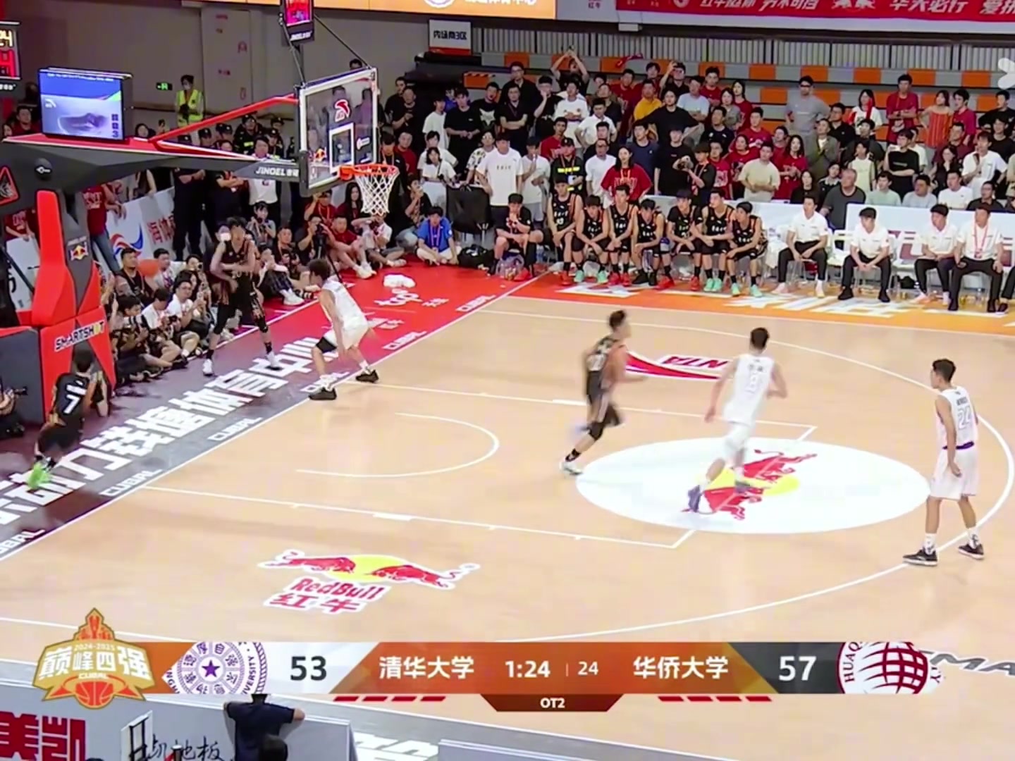 昨天华大对阵清华时 这个底线球发球战术给清华都整懵了啊