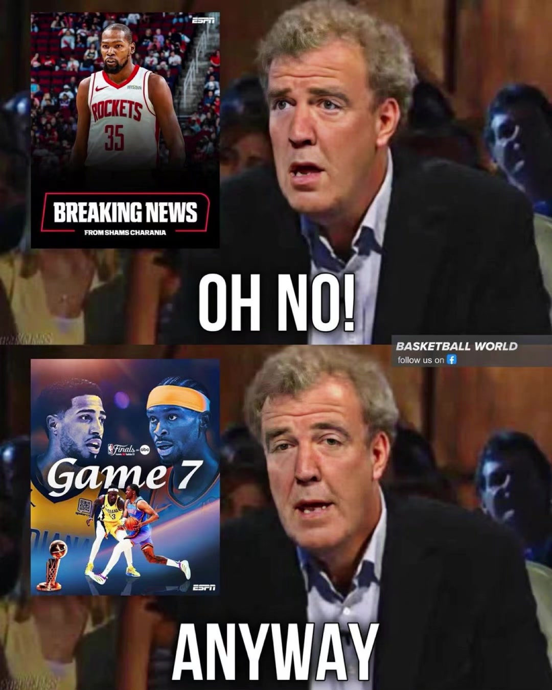 很真实吧决赛抢七爱咋咋...杜兰特交易卧槽