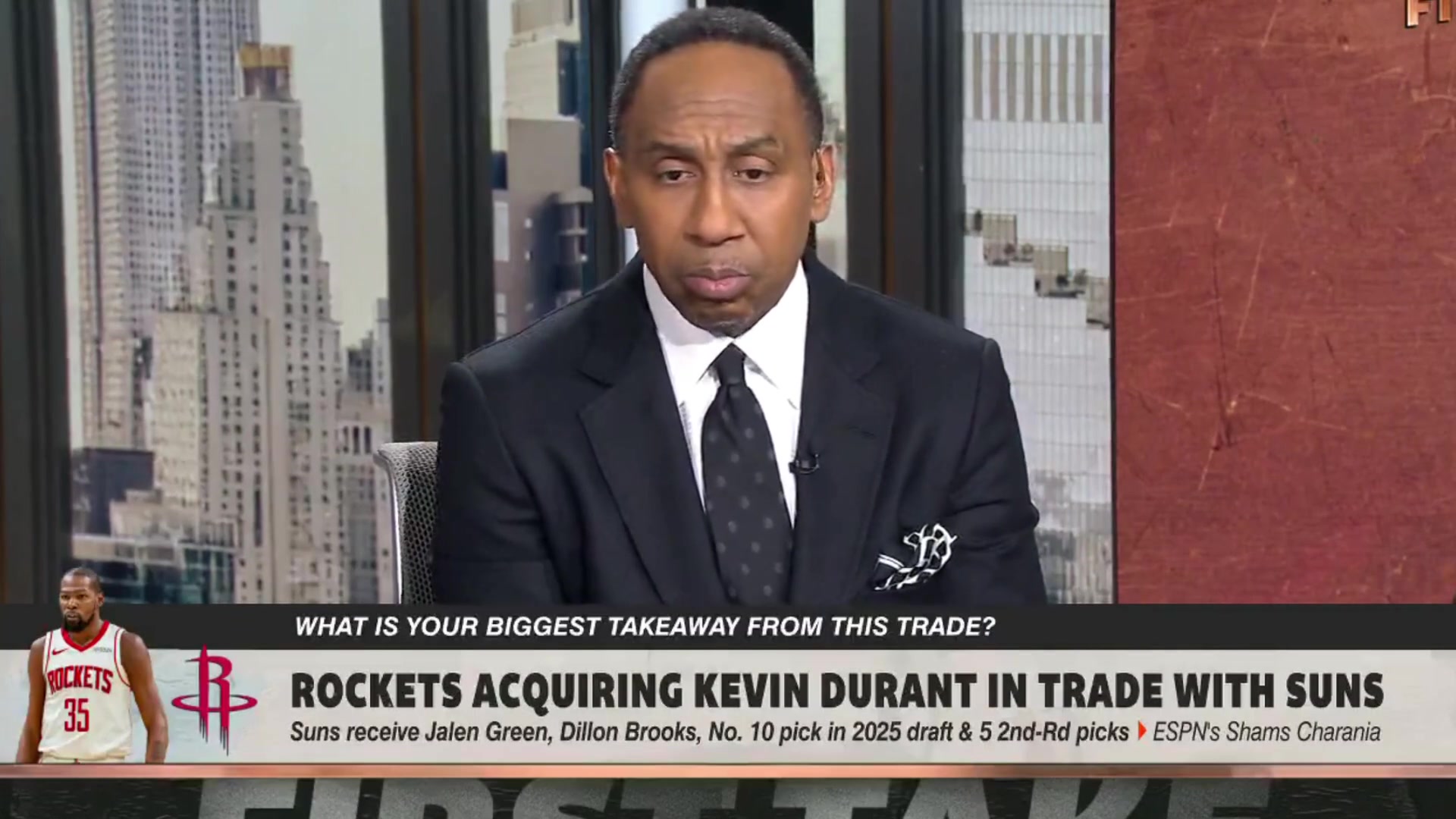 A史密斯杰伦-格林季后赛表现好就不会被交易 他完全没准备好