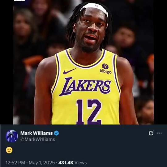 此前湖人被淘汰后马威第一时间发推给出一个意味深长的表情