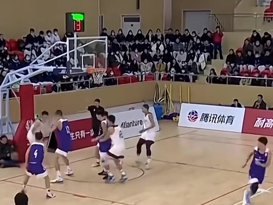 天赋尽显杨瀚森高中是这样打球的