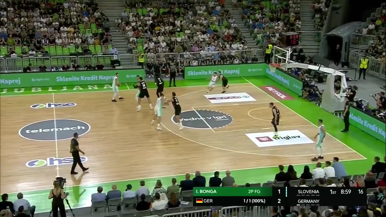 不得了斯洛文尼亚vs德国 瘦身后的东契奇首节进攻表现惊艳