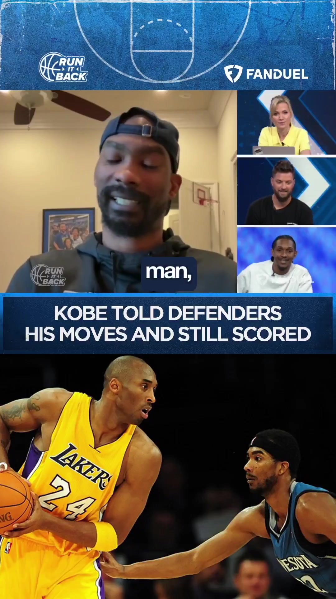 连长布鲁尔科比在落后三分时告诉我他要左侧后仰最后他真的在我头上这么做