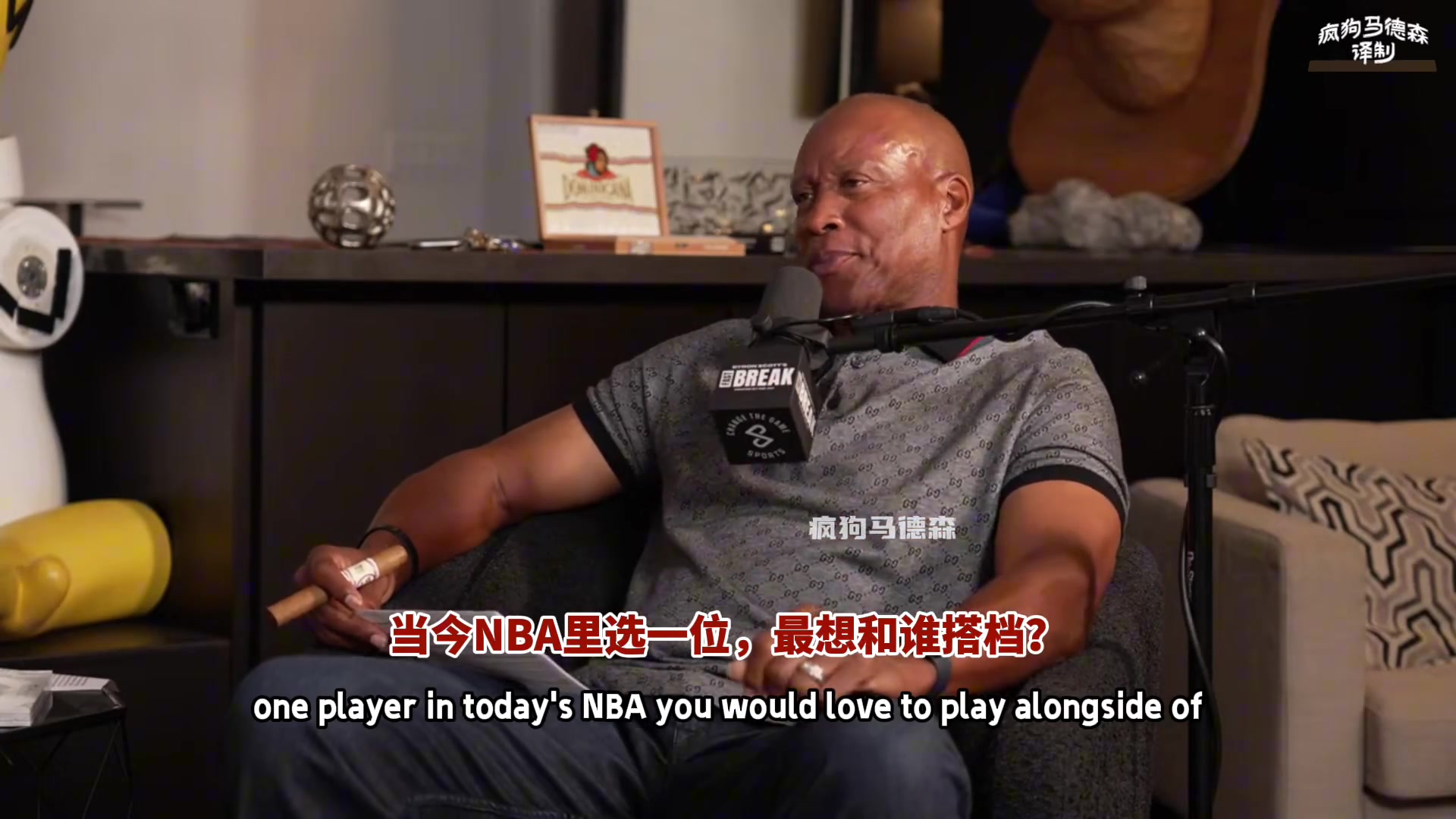 7冠球员霍里我其实想和勒布朗搭档他是愿意传球的