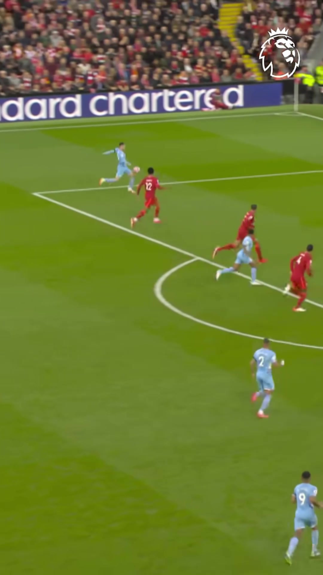 德布劳内的立体化进攻长传策动插上爆射破门