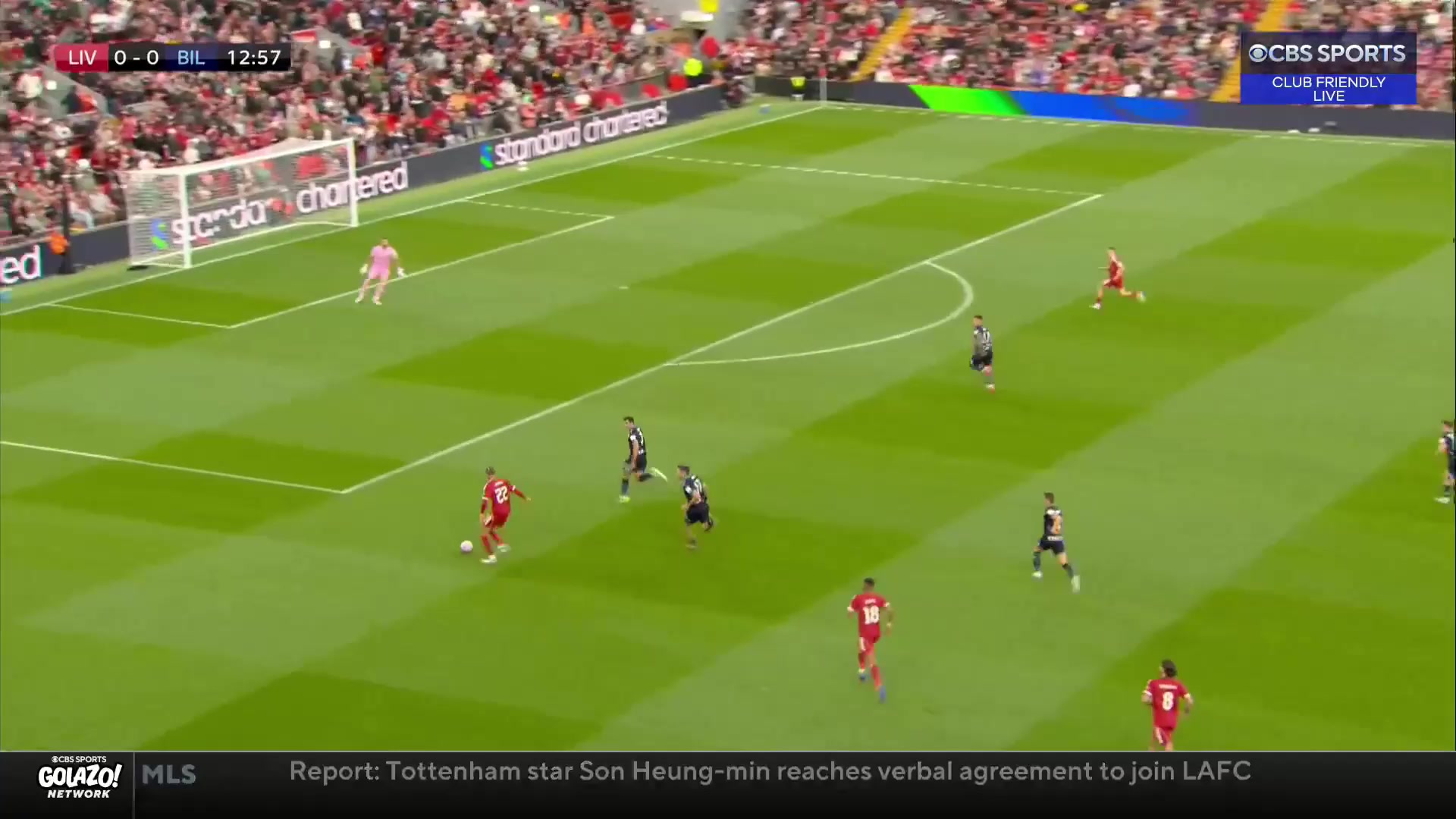 埃基蒂克下底传中助攻萨拉赫推射破门利物浦1-0领先毕巴