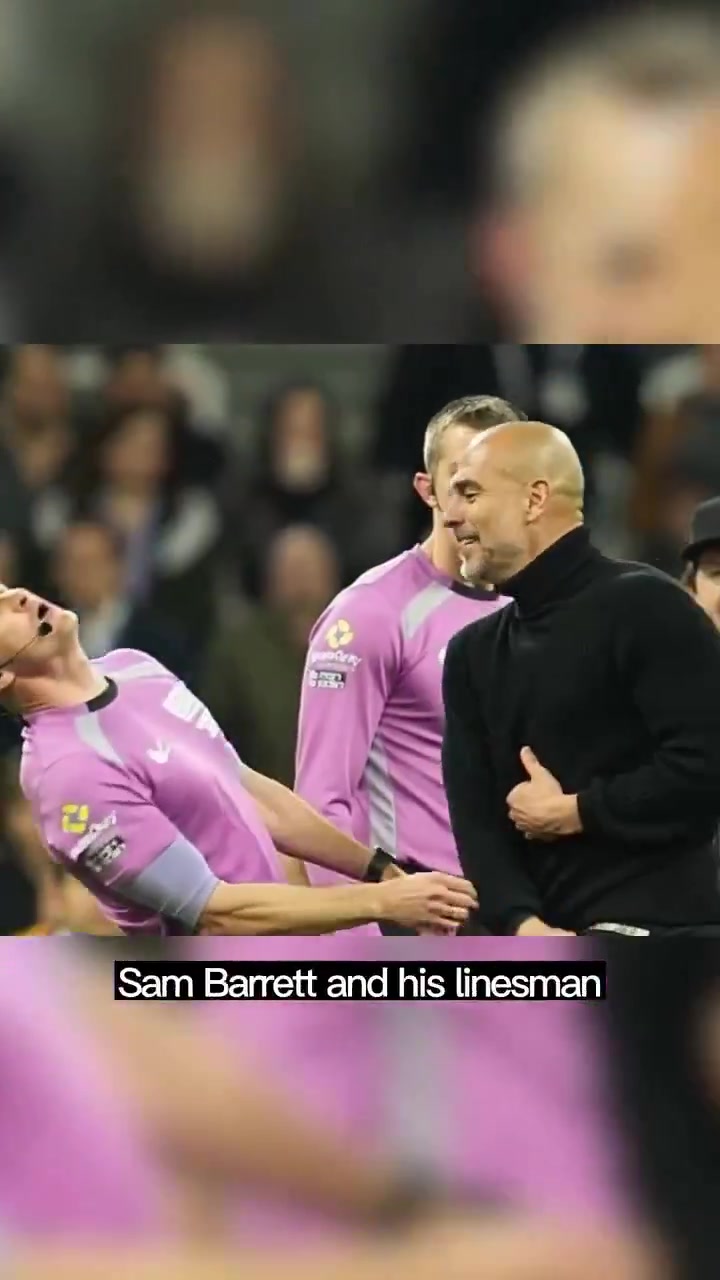 可能只有AI才能表达出瓜迪奥拉对裁判的心情吧这也太搞了