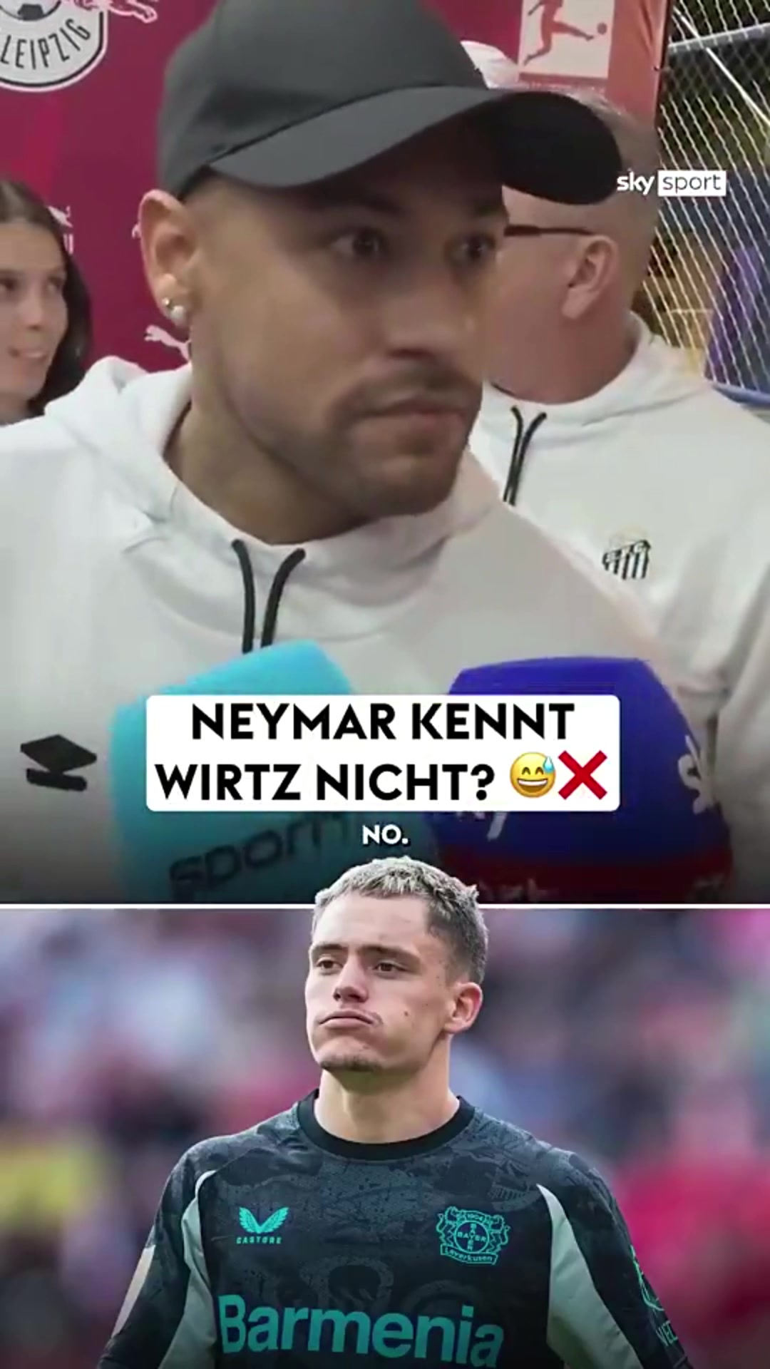 内马尔半年前采访维尔茨不认识穆西亚拉我知道他是未来最佳之一