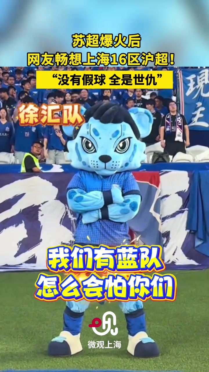 苏超联赛爆火后网友畅想上海版沪超 ,没有假球,全是世仇
