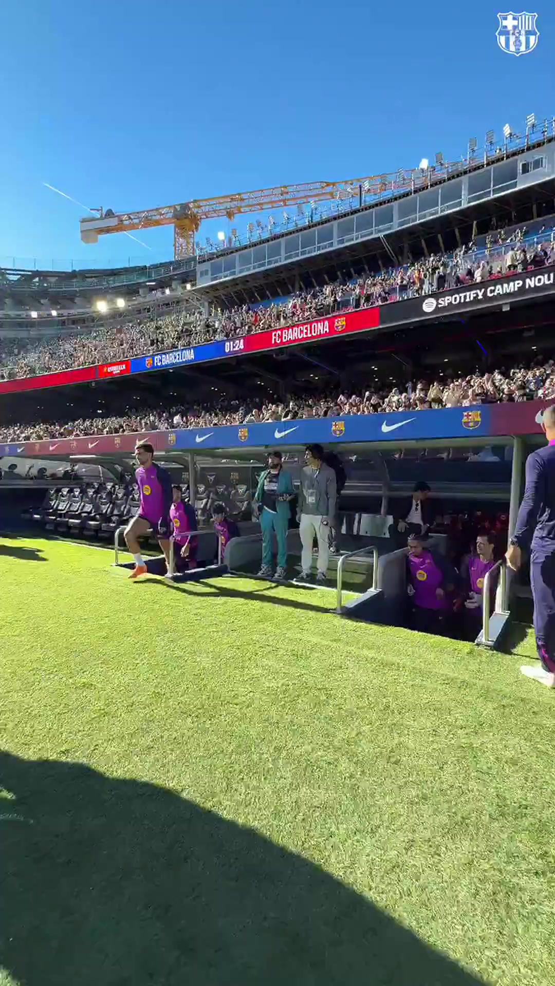 回到诺坎普巴萨官方发视频配文真令人起鸡皮疙瘩