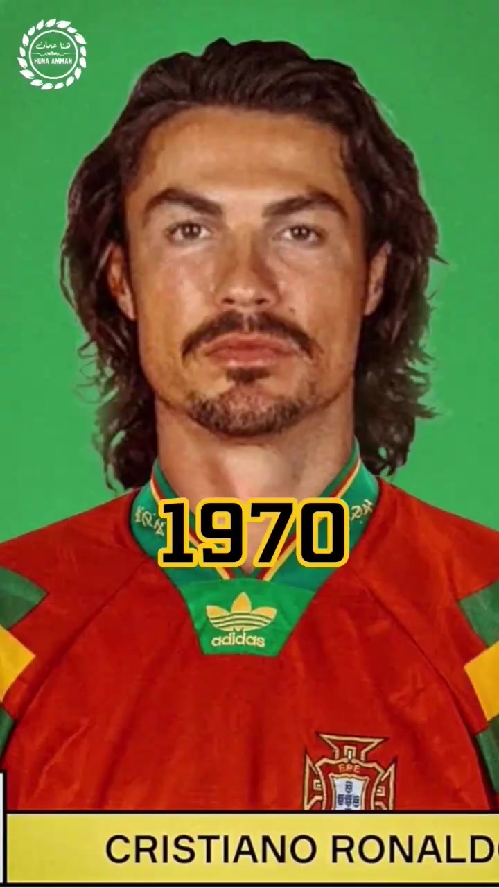 谁最帅网友恶搞假如C罗梅西姆巴佩马奎尔生在70年代的造型