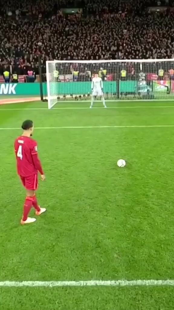 明知山有虎偏向虎山行范戴克这脚点球罚的真的太霸气了