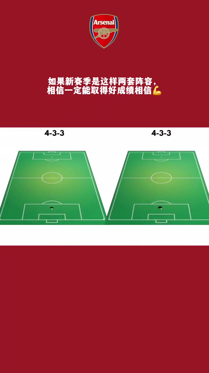 若阿森纳下赛季排出这样的两套阵容你认为能走多远