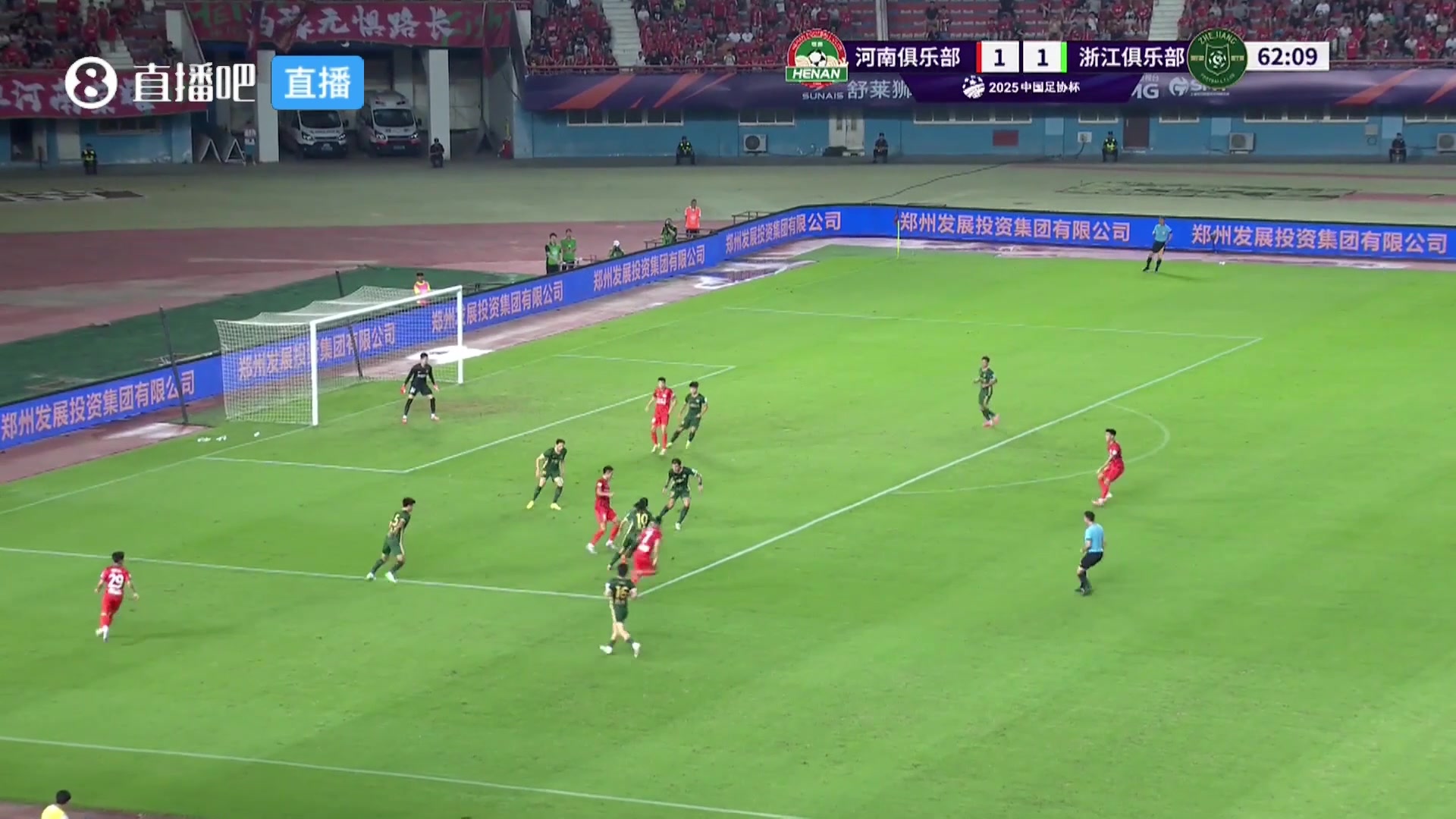 河南3分钟2球王上源美妙弧线破门反超