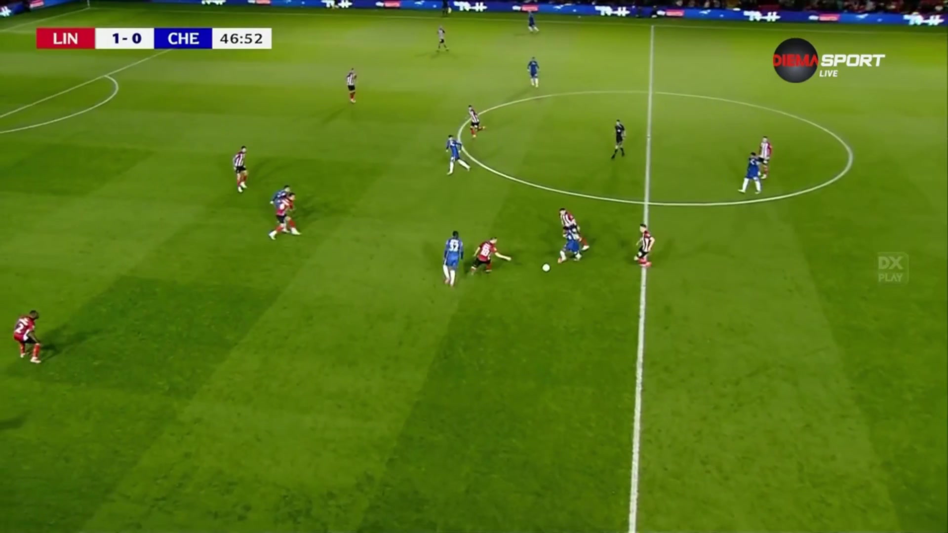 这球漂亮乔治迎球劲射中框世界波破门切尔西1-1扳平林肯城