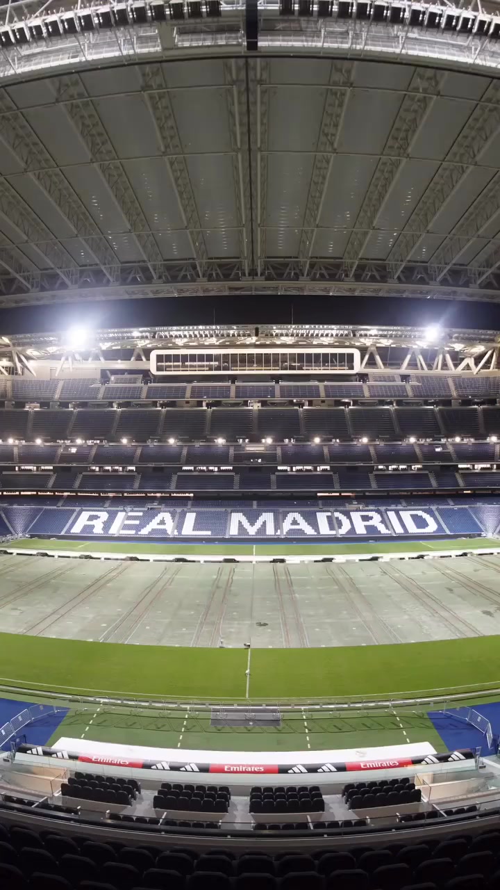 高科技带你见识一下伯纳乌球场的变身过程