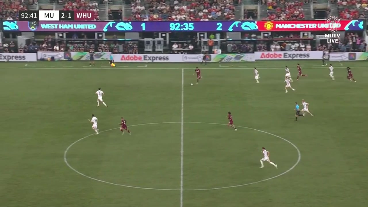 惊险西汉姆联反击3打2鲍文抽射巴因德尔神勇扑出底线