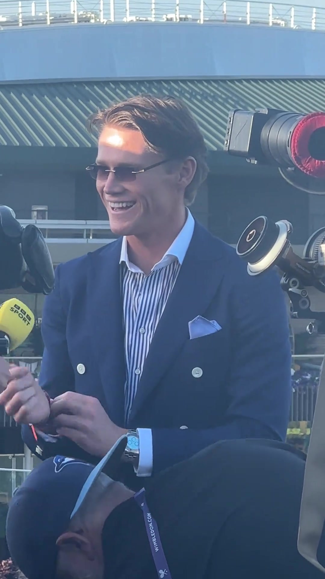 意大利还是养人啊球迷在温网偶遇小麦整个人气质都不一样了