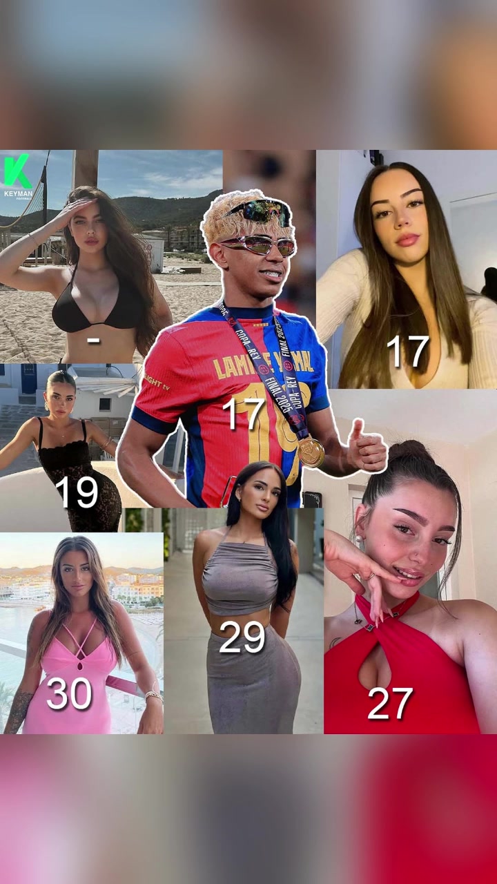 外媒盘点最近和17岁的亚马尔有过绯闻的女孩们